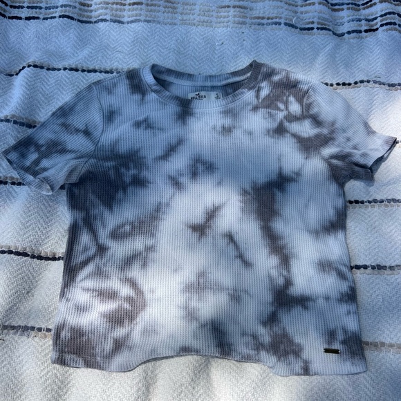 Hollister Waffle Knit Gray Top - Picture 1 of 3